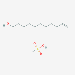 molecular formula C12H26O4S B8260817 10-Undecen-1-ol, methanesulfonate CAS No. 52355-50-7