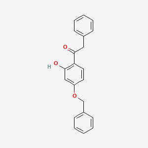 molecular formula C21H18O3 B8260838 1-(4-(苄氧基)-2-羟基苯基)-2-苯基乙酮 CAS No. 39604-80-3