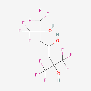 2,4,6-Heptanetriol, 2,6-bis(trifluoromethyl)-1,1,1,7,7,7-hexafluoro-