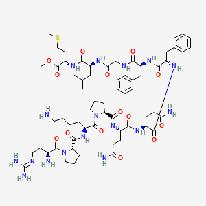 molecular formula C63H97N17O14S B8260920 Methyl ester-SP 