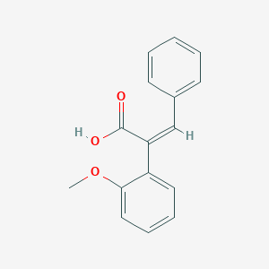 molecular formula C16H14O3 B8260944 (Z)-2-(2-Methoxyphenyl)-3-phenylacrylic acid 
