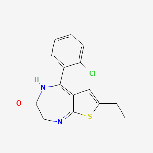 molecular formula C15H13ClN2OS B8260960 CID 118528 
