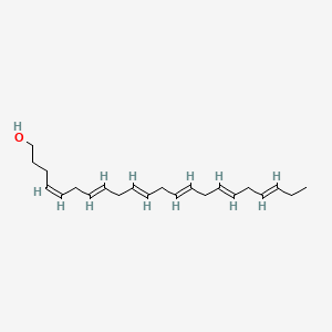 molecular formula C22H34O B8260992 4,7,10,13,16,19-Docosahexaen-1-ol,(4Z,7Z,10Z,13Z,16Z,19Z)- 