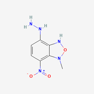 molecular formula C7H9N5O3 B8261020 2,1,3-Benzoxadiazole,4-(1-methylhydrazinyl)-7-nitro- 