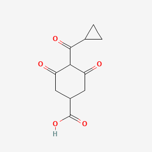 Cyclohexanecarboxylicacid, 4-(cyclopropylcarbonyl)-3,5-dioxo-