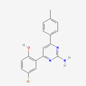 Phenol, 2-[2-amino-6-(4-methylphenyl)-4-pyrimidinyl]-4-bromo-