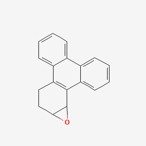 molecular formula C18H14O B8261089 1,2-Epoxy-1,2,3,4-tetrahydrotriphenylene CAS No. 74444-59-0