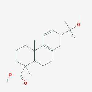 7-(2-Methoxypropan-2-yl)-1,4a-dimethyl-2,3,4,9,10,10a-hexahydrophenanthrene-1-carboxylic acid
