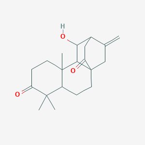 11-Hydroxy-5,5,9-trimethyl-16-methylidenetetracyclo[10.2.2.01,10.04,9]hexadecane-6,14-dione