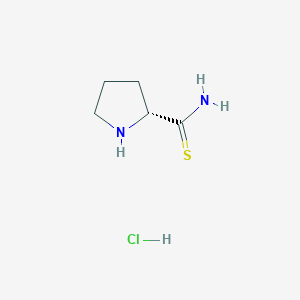 molecular formula C5H11ClN2S B8261185 (R)-pyrrolidine-2-carbothioamide hydrochloride CAS No. 117175-42-5