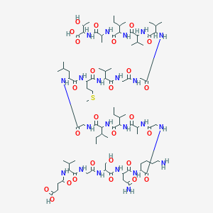 molecular formula C86H150N22O27S B8261192 β-淀粉样蛋白 (1-43) 