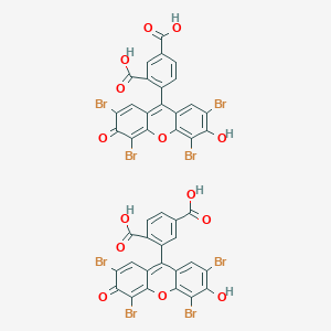 molecular formula C42H16Br8O14 B8261255 5(6)-Carboxyeosin for fluorescence 