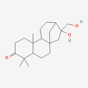 molecular formula C20H32O3 B8261268 16,17-Dihydroxykauran-3-one 
