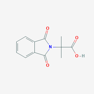 molecular formula C12H11NO4 B082613 2-(1,3-二氧代-1,3-二氢-2h-异吲哚-2-基)-2-甲基丙酸 CAS No. 14463-79-7