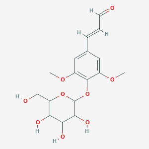 (E)-3-[3,5-dimethoxy-4-[3,4,5-trihydroxy-6-(hydroxymethyl)oxan-2-yl]oxyphenyl]prop-2-enal