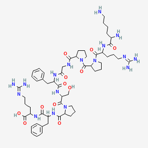 molecular formula C56H85N17O12 B8261478 CID 9569 