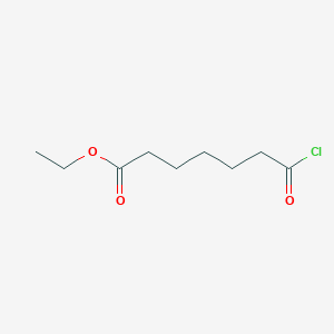 molecular formula C9H15ClO3 B082615 6-(氯甲酰基)己酸乙酯 CAS No. 14794-32-2