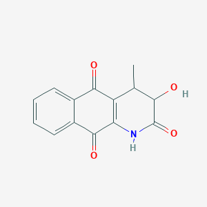 3-hydroxy-4-methyl-3,4-dihydro-1H-benzo[g]quinoline-2,5,10-trione