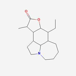 molecular formula C17H27NO2 B8261634 10-Ethyl-14-methyl-12-oxa-4-azatetracyclo[7.6.1.04,16.011,15]hexadecan-13-one 