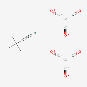 molecular formula C12H10Co2O6 B8261649 (3,3-Dimethyl-1-butyne)dicobalt hexacarbonyl 