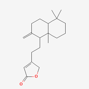 3-[2-(5,5,8a-trimethyl-2-methylidene-3,4,4a,6,7,8-hexahydro-1H-naphthalen-1-yl)ethyl]-2H-furan-5-one