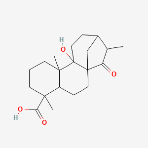 molecular formula C20H30O4 B8261737 ent-9-Hydroxy-15-oxo-19-kauraic acid 