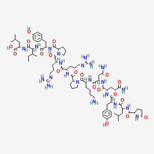 molecular formula C78H122N22O19 B8261834 Gln4 neurotensin 