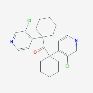molecular formula C23H26Cl2N2O B8261923 3-Chloro-4-pyridylcyclohexyl ketone 