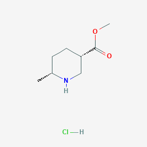 (3S,6R)-methyl 6-methylpiperidine-3-carboxylate hydrochloride