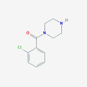 molecular formula C11H13ClN2O B082620 (2-氯苯基)(哌嗪-1-基)甲酮 CAS No. 13754-45-5