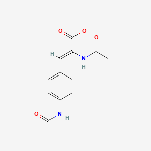 methyl (Z)-2-acetamido-3-(4-acetamidophenyl)prop-2-enoate
