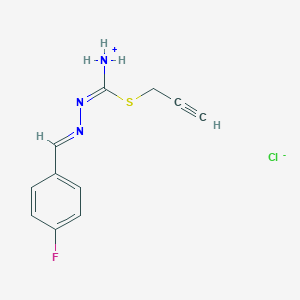 molecular formula C11H11ClFN3S B8262032 CID 51064402 