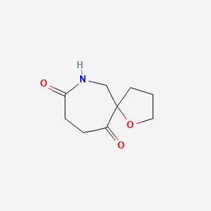 molecular formula C9H13NO3 B8262059 1-Oxa-7-azaspiro[4.6]undecane-8,11-dione 