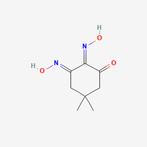 molecular formula C8H12N2O3 B8262083 (2Z,3E)-2,3-bis(hydroxyimino)-5,5-dimethylcyclohexan-1-one 