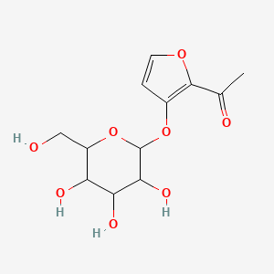 molecular formula C12H16O8 B8262092 Glucosylisomaltol 