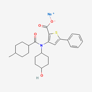 molecular formula C25H30NNaO4S B8262169 Vch759;vch 759 CAS No. 1001913-13-8