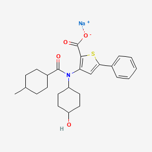 molecular formula C25H30NNaO4S B8262169 VCH-759 CAS No. 1001913-13-8