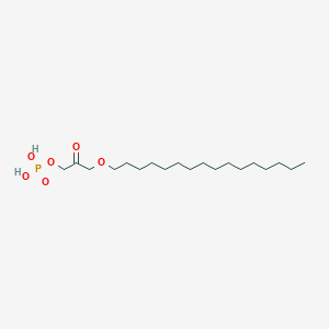 molecular formula C19H39O6P B8262264 3-(Hexadecyloxy)-2-oxopropyl dihydrogen phosphate CAS No. 32113-53-4
