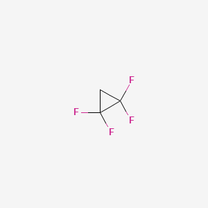 molecular formula C3H2F4 B8262270 1,1,2,2-四氟环丙烷 CAS No. 3899-71-6