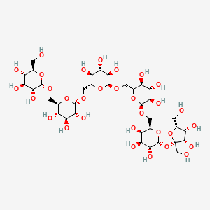 molecular formula C36H62O31 B8262356 Glc(a1-6)Glc(a1-6)Glc(a1-6)Glc(a1-6)Gal(a1-2b)Tagf 