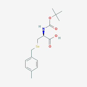 molecular formula C16H23NO4Se B8262372 Boc-D-Sec(pMeBzl)-OH 