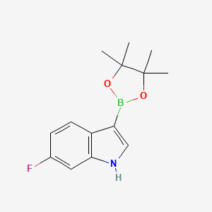 6-Fluoro-3-(4,4,5,5-tetramethyl-1,3,2-dioxaborolan-2-YL)-indole