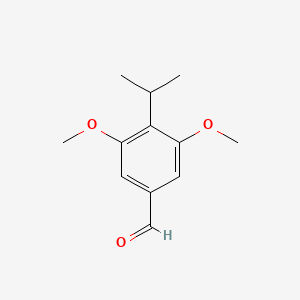 molecular formula C12H16O3 B8262534 4-Isopropyl-3,5-dimethoxybenzaldehyde 