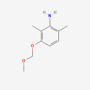 molecular formula C10H15NO2 B8262611 3-(Methoxymethoxy)-2,6-dimethylaniline 