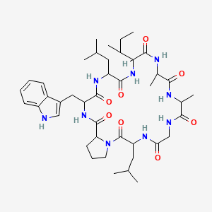 molecular formula C42H63N9O8 B8262770 S-六羟基二苯甲酰-β-D-葡萄糖 