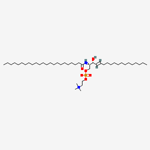 molecular formula C46H93N2O6P B8262797 N-(tricosanoyl)-sphing-4-enine-1-phosphocholine CAS No. 121999-74-4