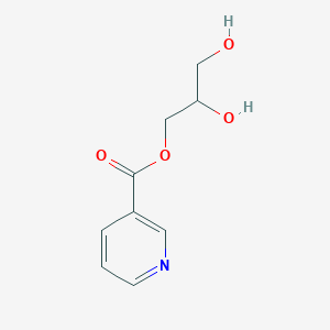 molecular formula C9H11NO4 B8262843 2,3-Dihydroxypropyl nicotinate CAS No. 40275-04-5