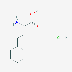 Cyclohexanebutanoic acid, alpha-amino-, methyl ester, hydrochloride (1:1)