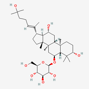 molecular formula C36H62O9 B8262884 beta-D-Glucopyranoside, (3beta,6alpha,12beta,20E)-3,12,25-trihydroxydammar-20(22)-en-6-yl CAS No. 97744-96-2