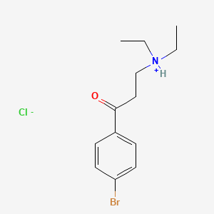 molecular formula C13H19BrClNO B8262901 [3-(4-Bromophenyl)-3-oxopropyl]-diethylazanium;chloride 